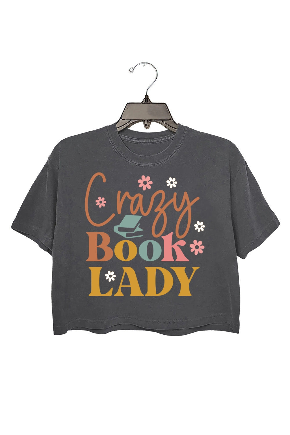 Crazy Book Lady Funny Top For Women