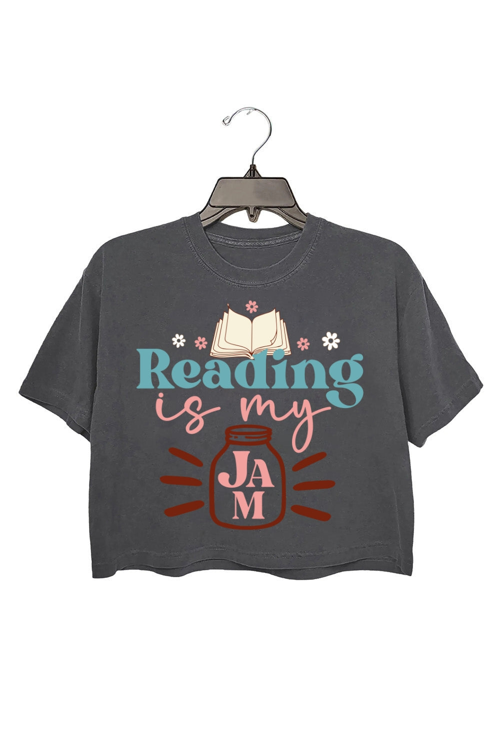 Reading Is My Jam Crop Top For Women