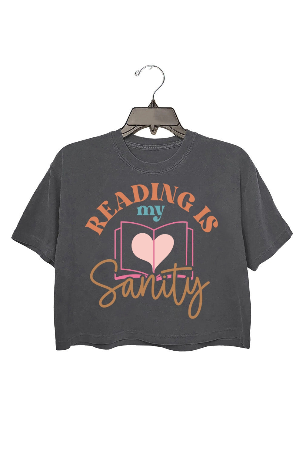 Reading Is My Sanity Crop Top For Women