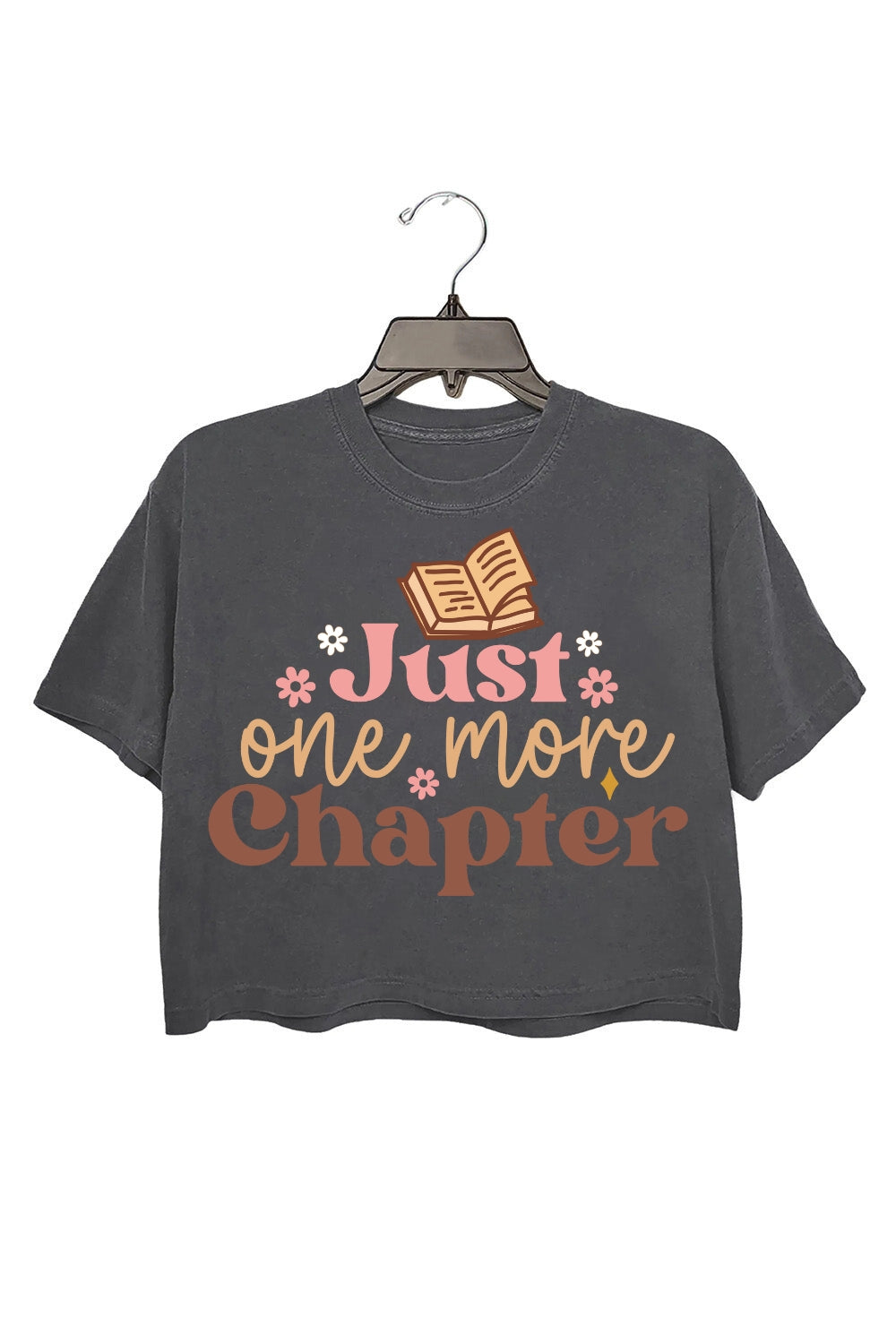 Just One More Chapter Funny Crop Top For Women