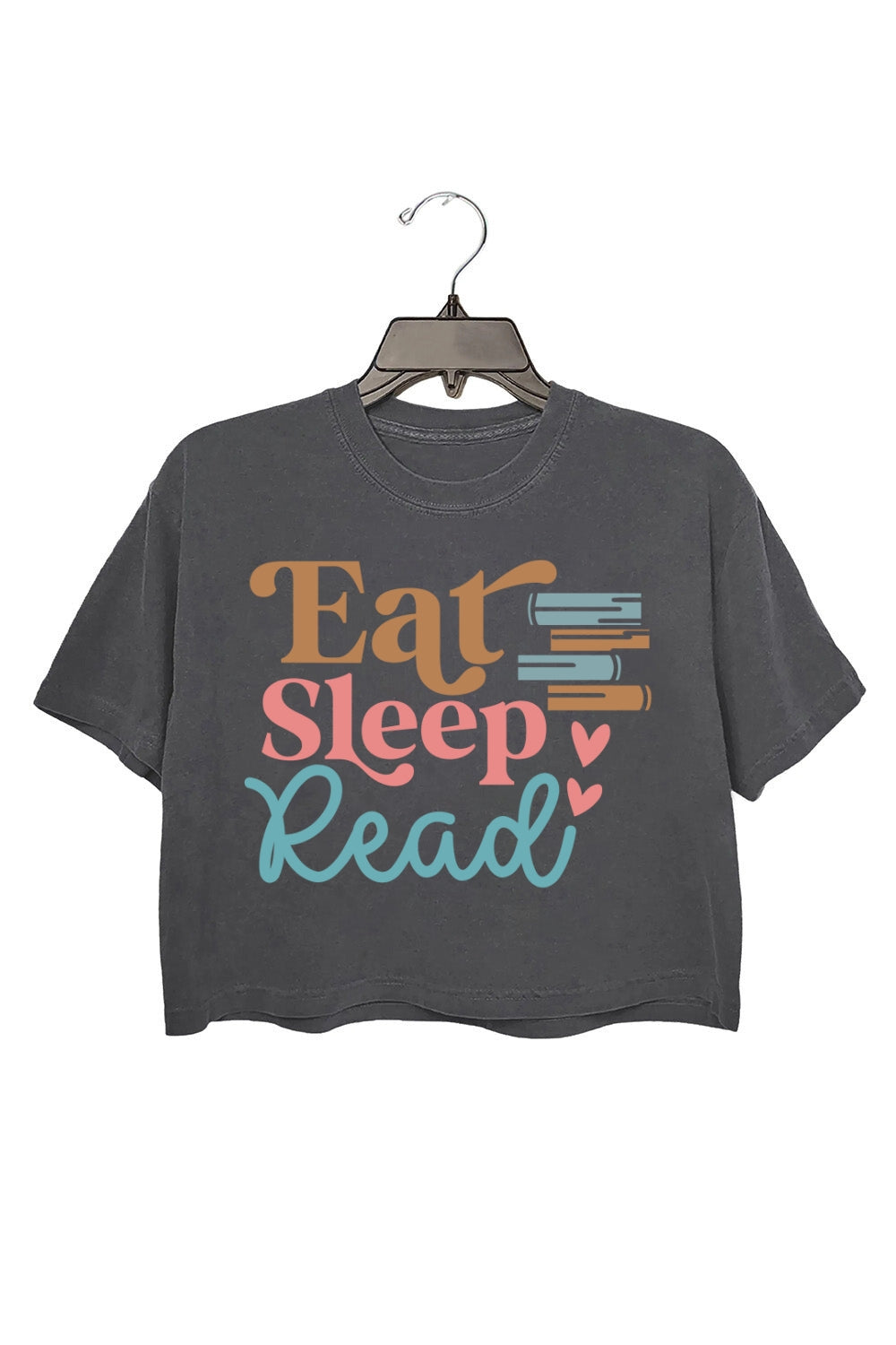 Eat Sleep Read Crop Top For Women