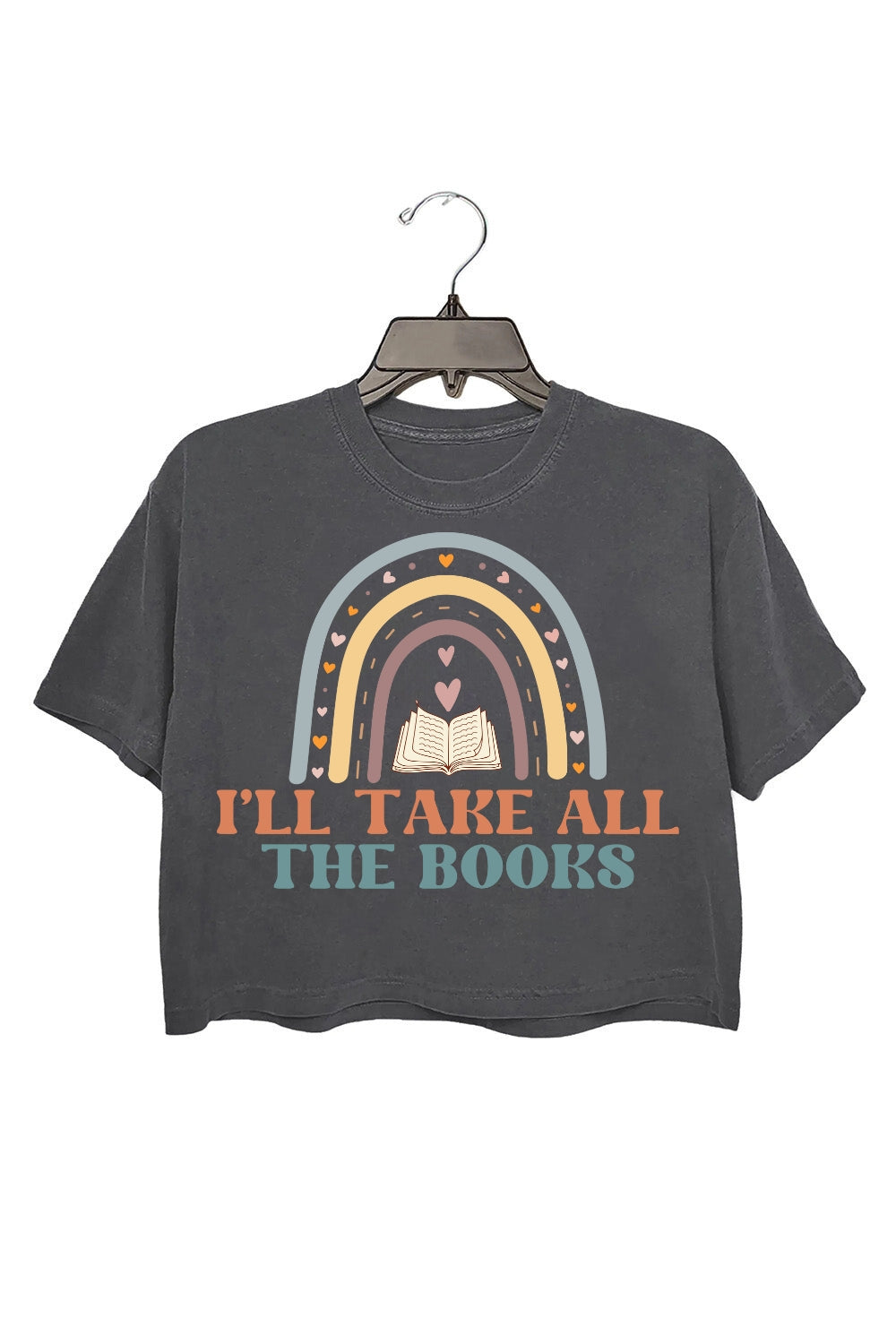 I Will Take All The Books Crop Top For Women
