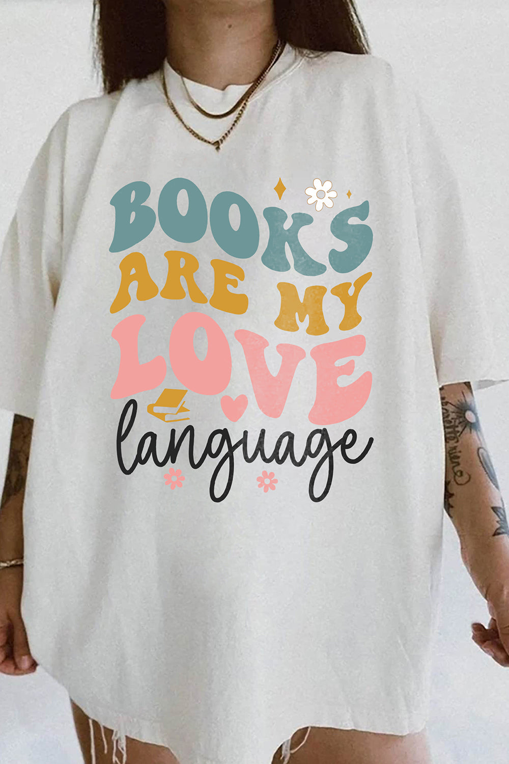 Books Are My Love Language Tee For Women