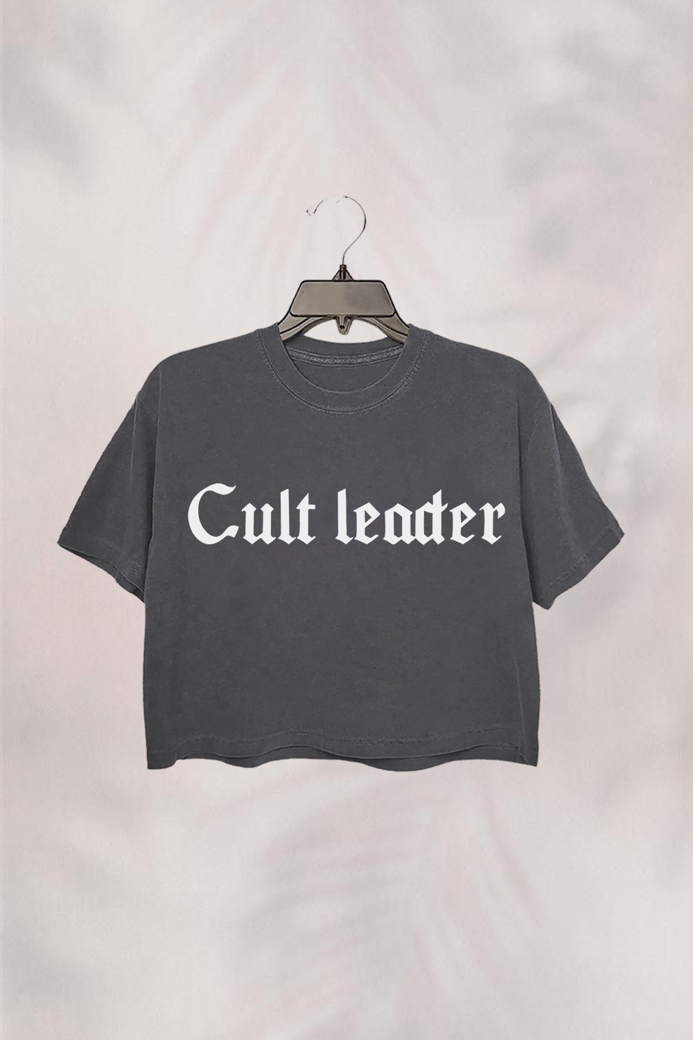 Goth Cult Leader Crop Top For Women