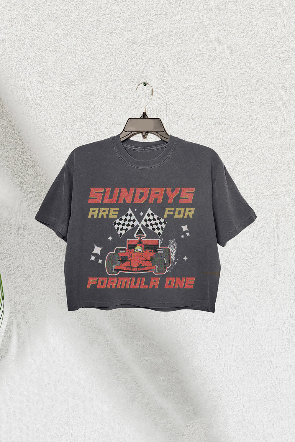 Sundays Are For F1 Crop Tee For Women