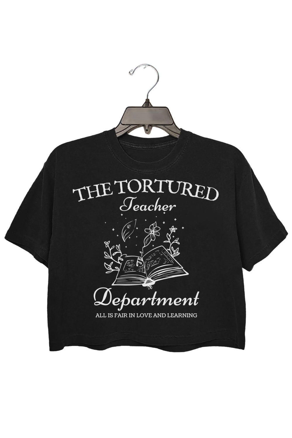 The Tortured Teacher Department Crop Tee For Women
