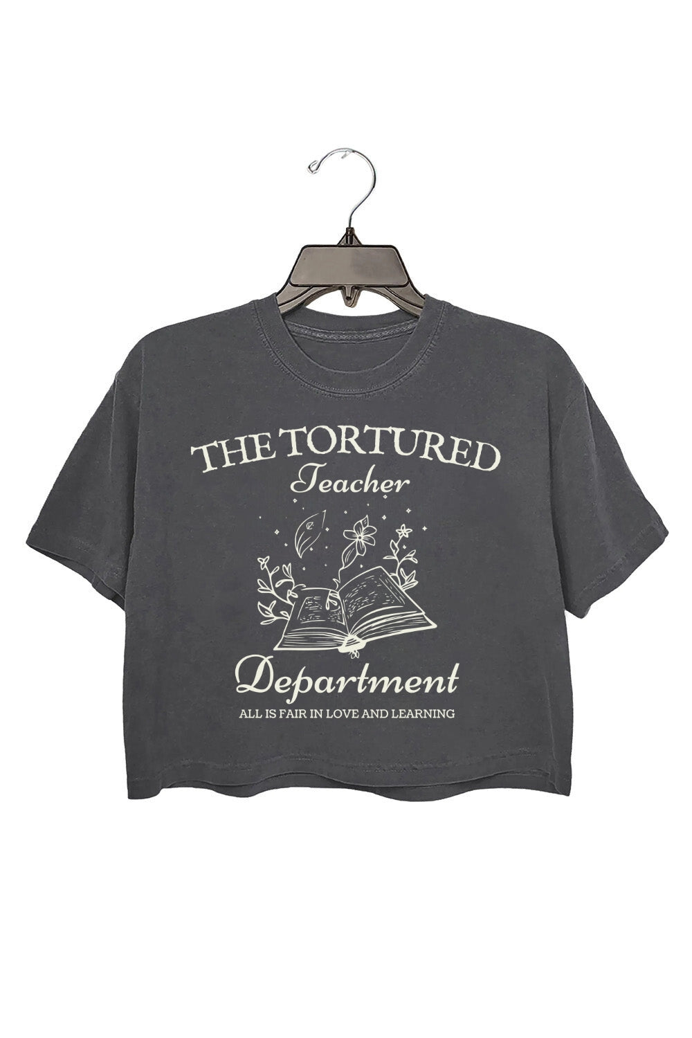 The Tortured Teacher Department Crop Tee For Women