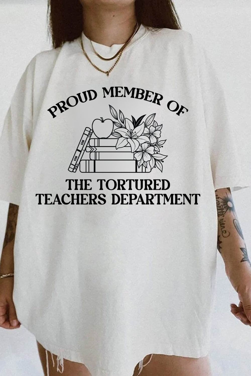 Proud Member Of TTPD Teachers Department Books Tee For Women