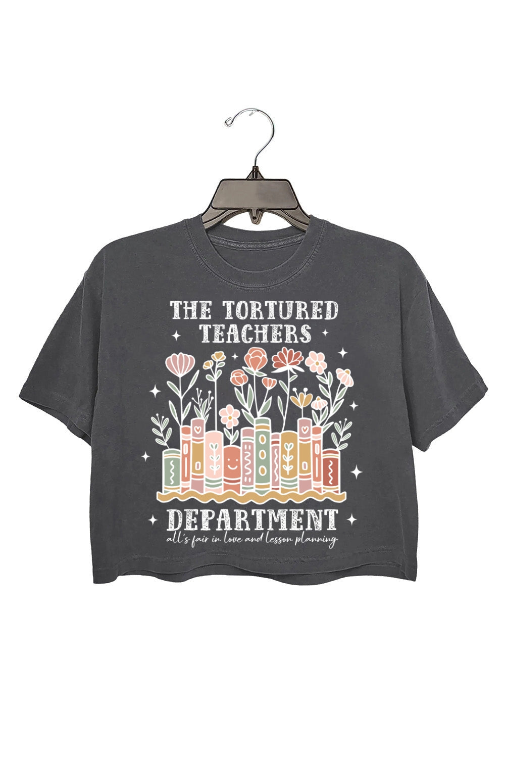 The Tortured Teachers Department Crop Tee For Women