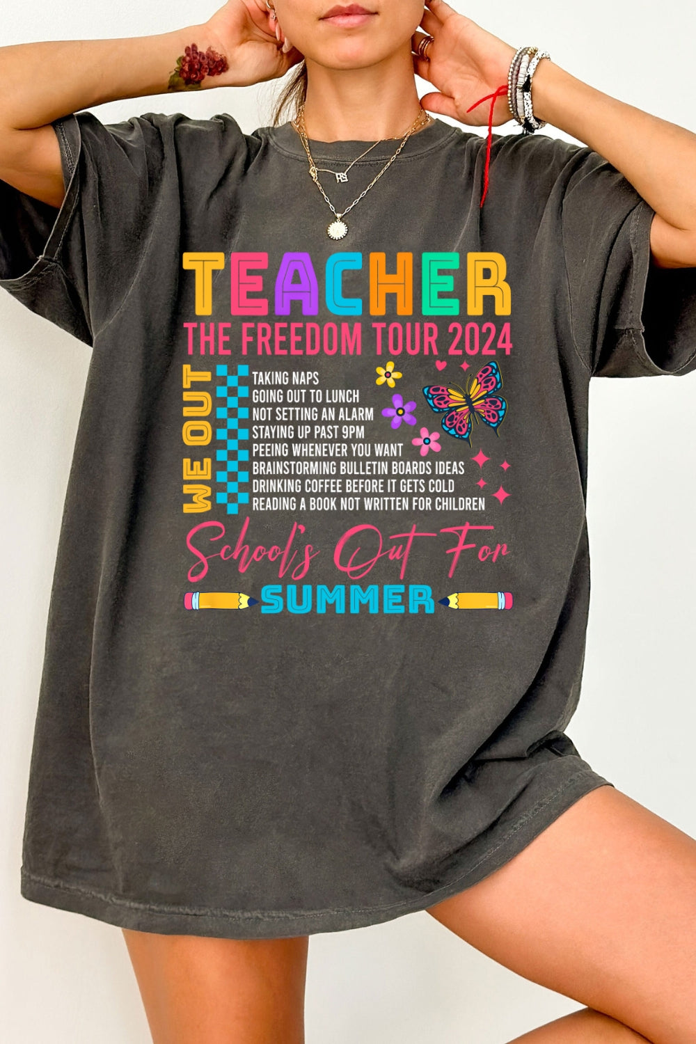 Teacher The Freedom Tour 2024 Tee For Women