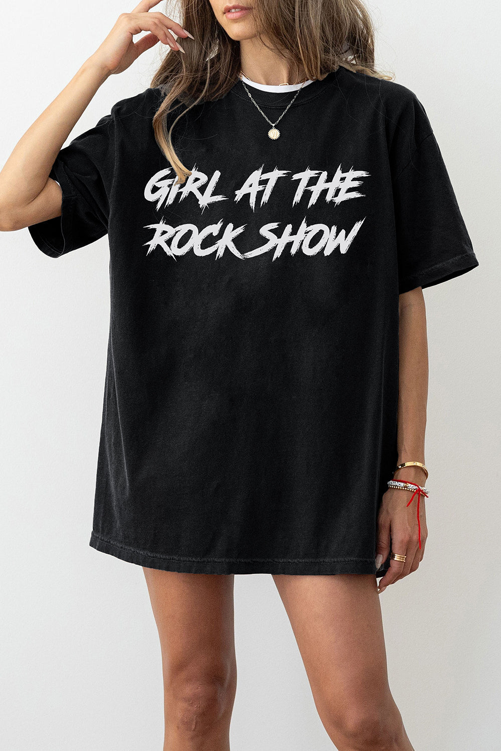 Girl At The Rock Show Tee For Women