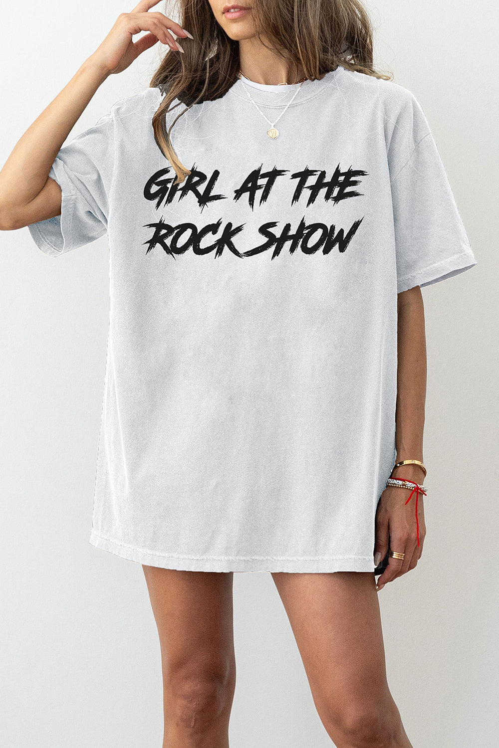 Girl At The Rock Show Tee For Women
