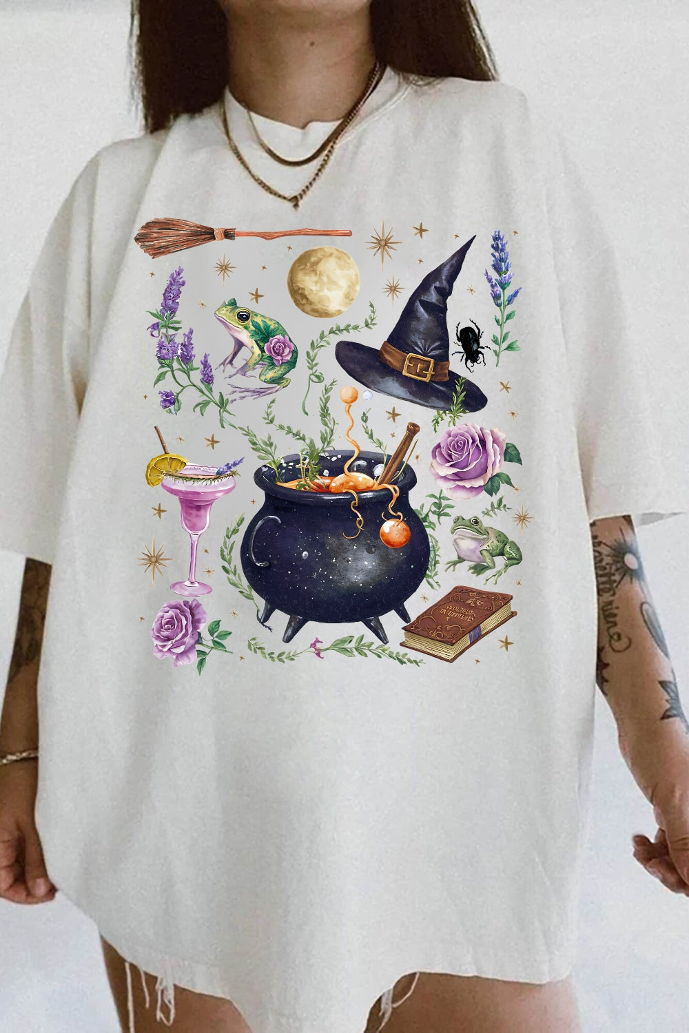 Halloween Witch Craft Tee For Women