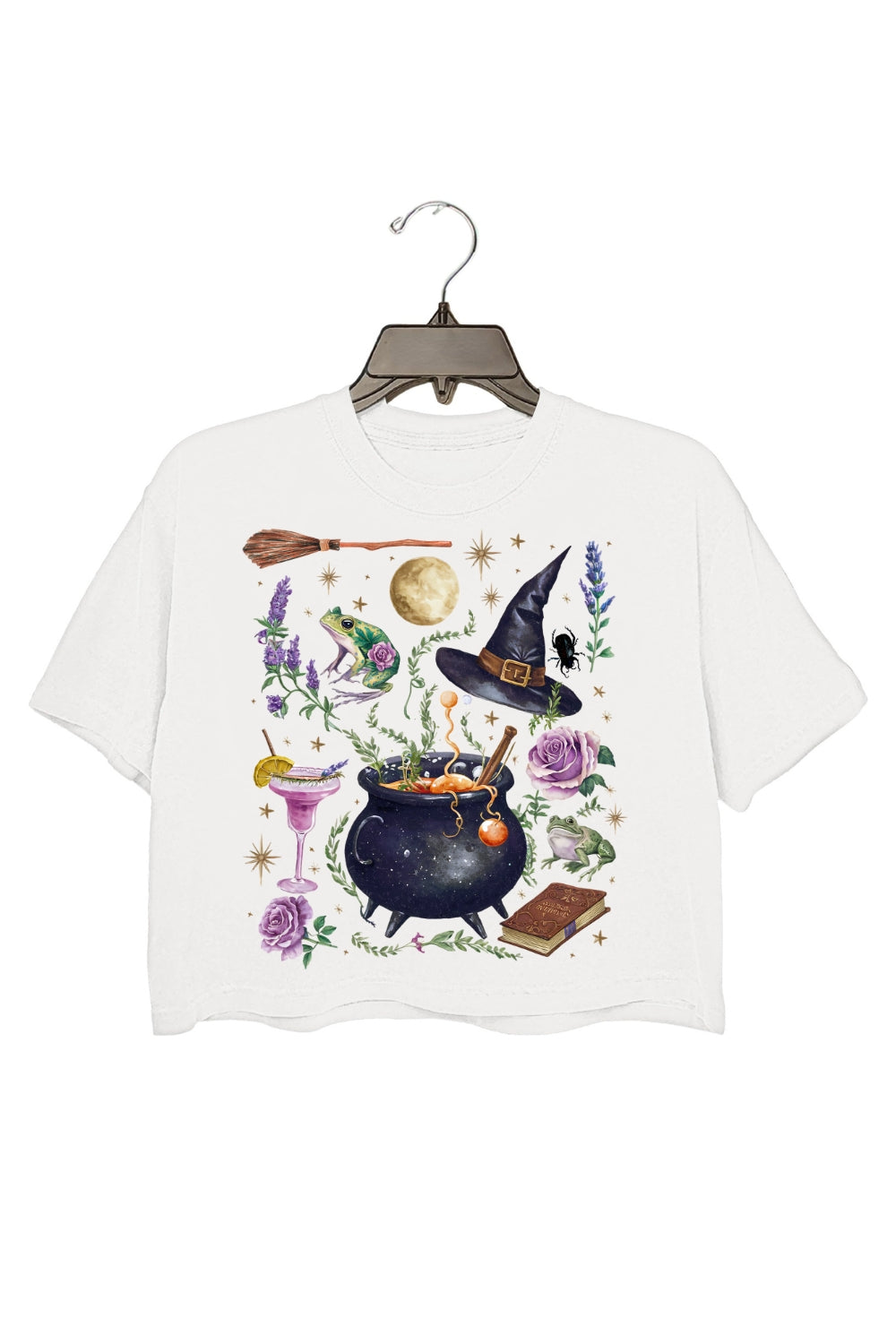 Halloween Witch Craft Crop Top For Women