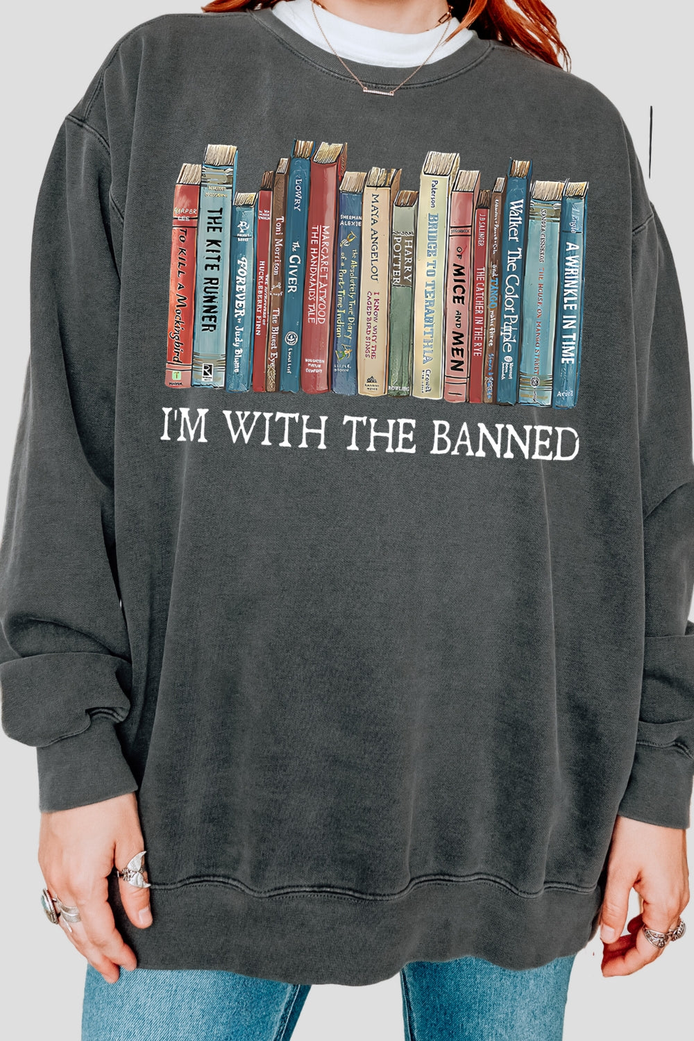 I'm With The Banned Sweatshirt For Women