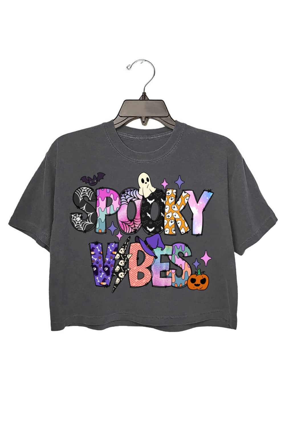 Spooky Vibes Crop Top For Women