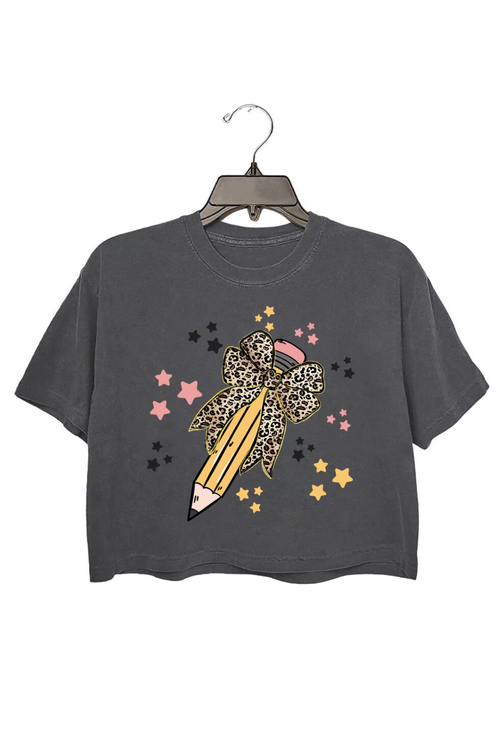 Teacher Coquette Pencil Crop Top For Women
