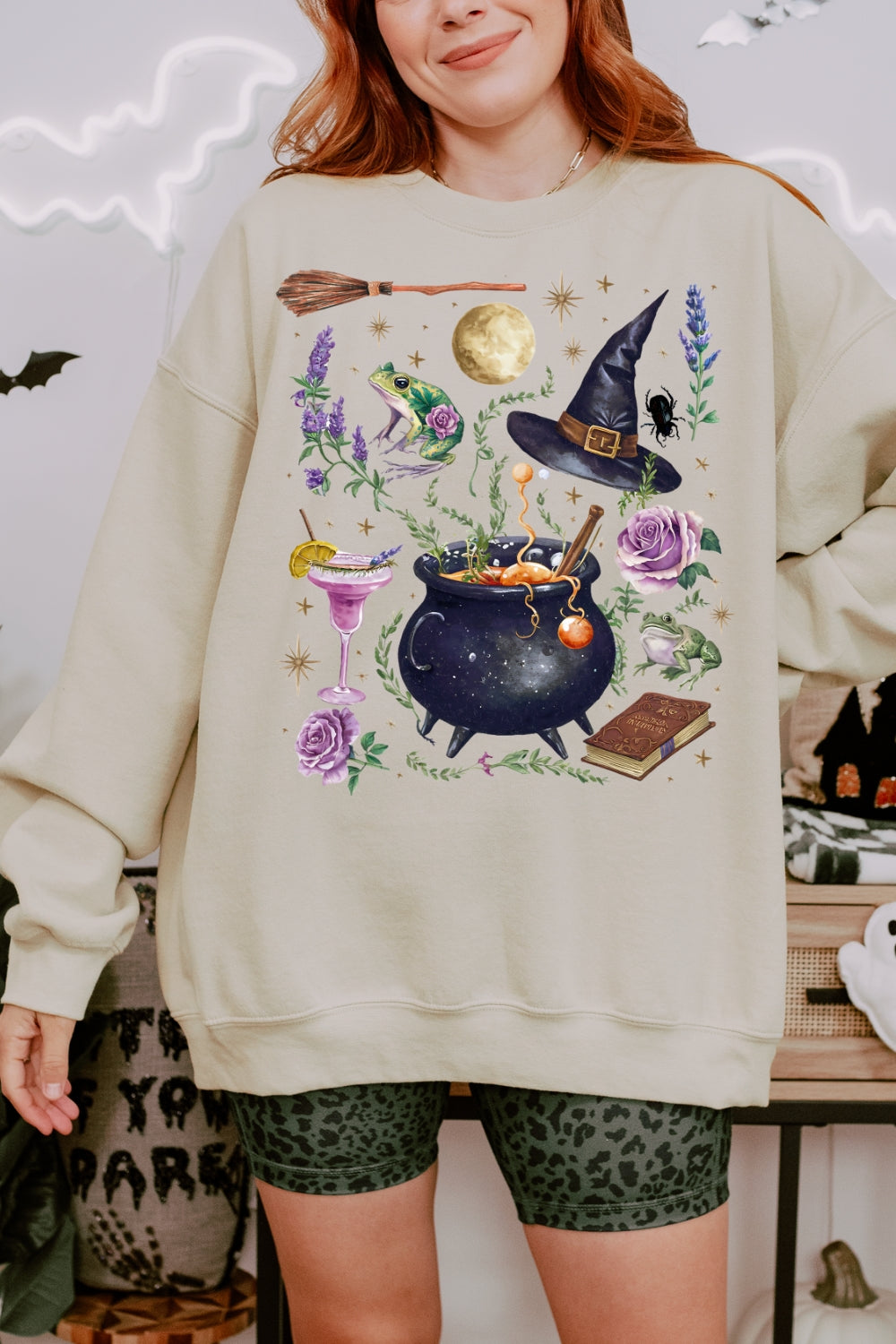 Halloween Witch Craft Sweatshirt For Women