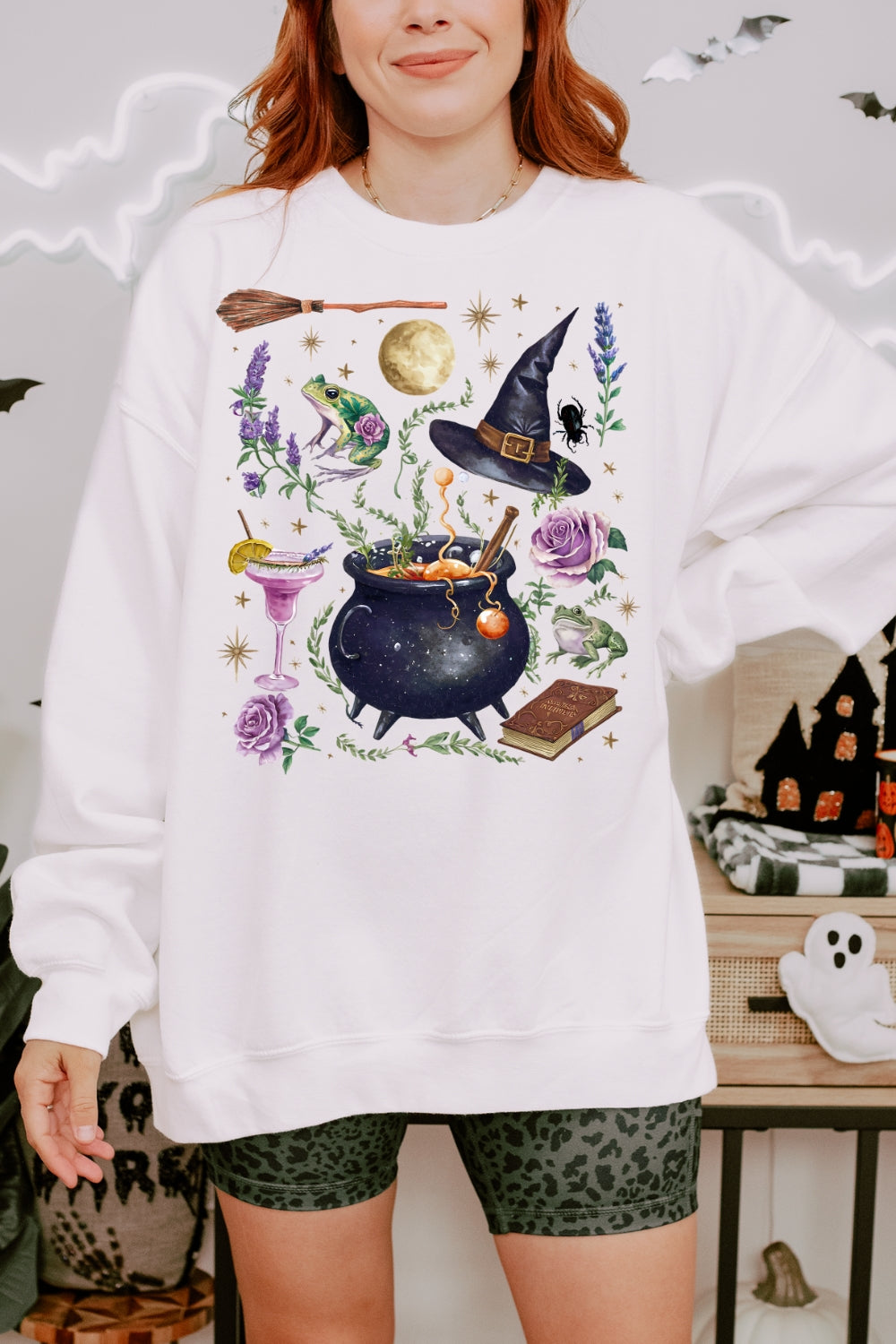 Halloween Witch Craft Sweatshirt For Women
