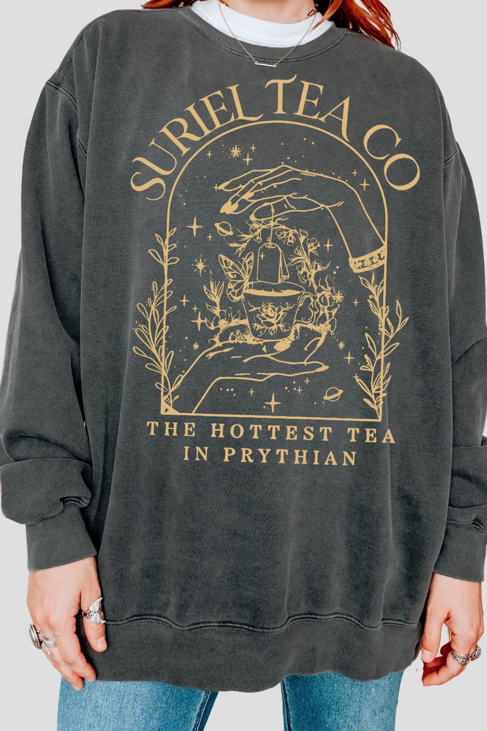 Suriel Tea Co A Court Of Thorns And Roses Sweatshirt For Women
