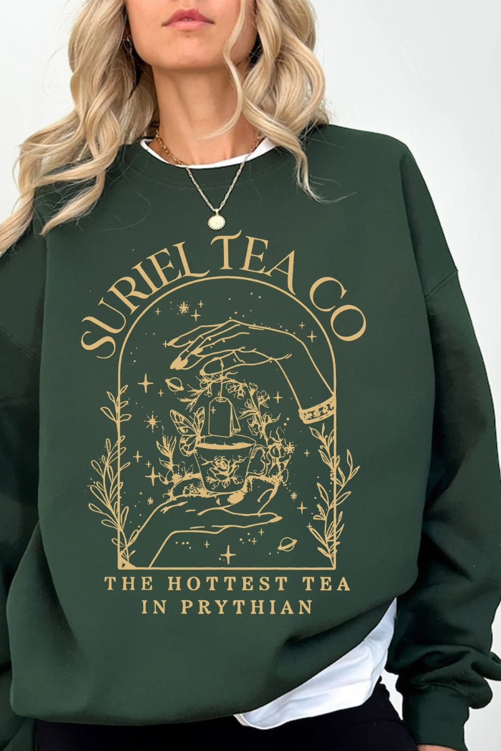 Suriel Tea Co A Court Of Thorns And Roses Sweatshirt For Women