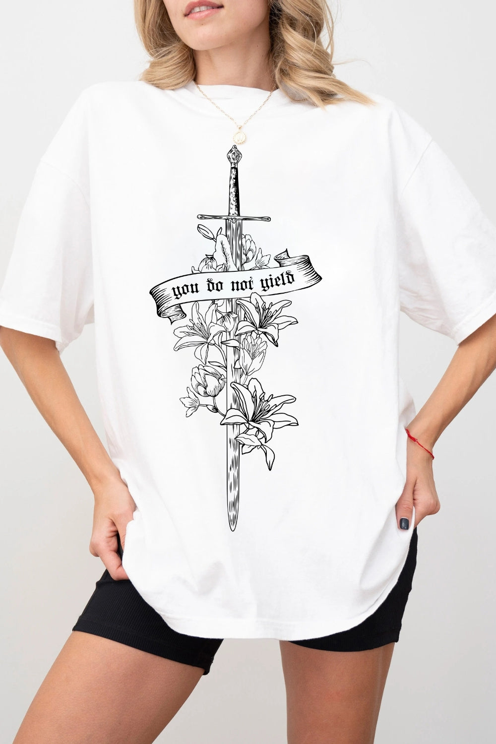 You Do Not Yield Quote Bookish Tee For Women