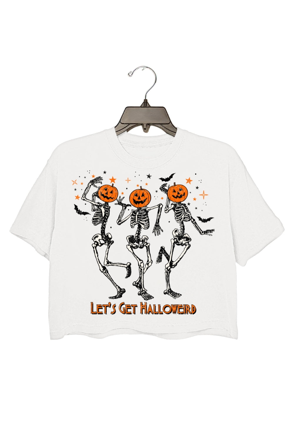 Lets Get Halloweird Crop Top For Women