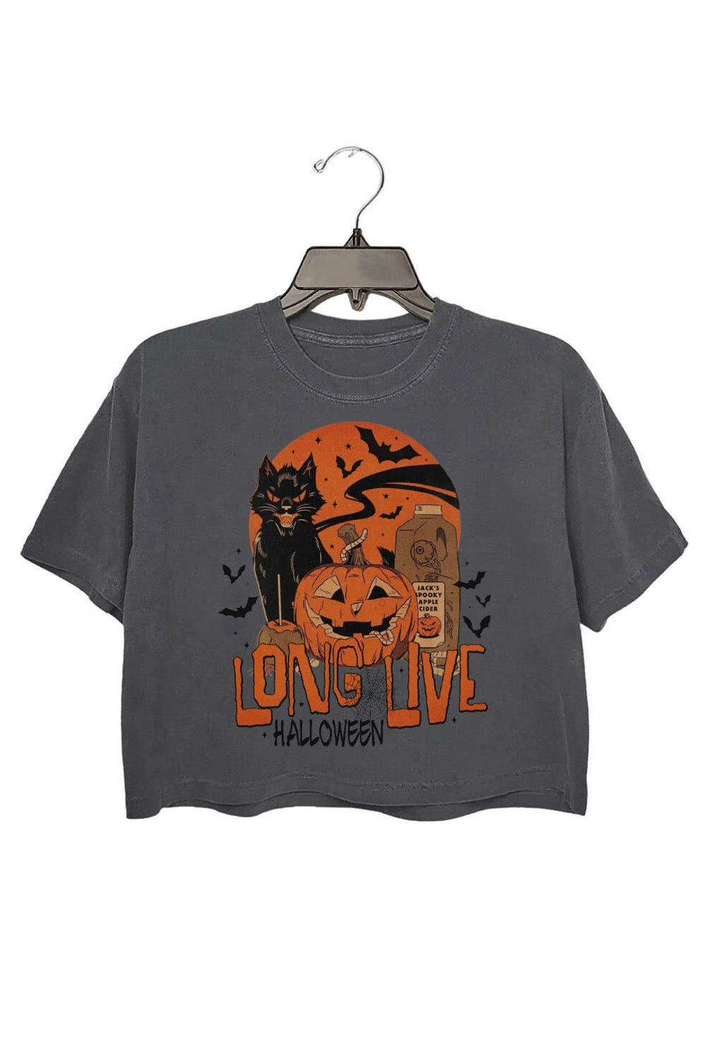 Long Live Halloween Crop Top For Women