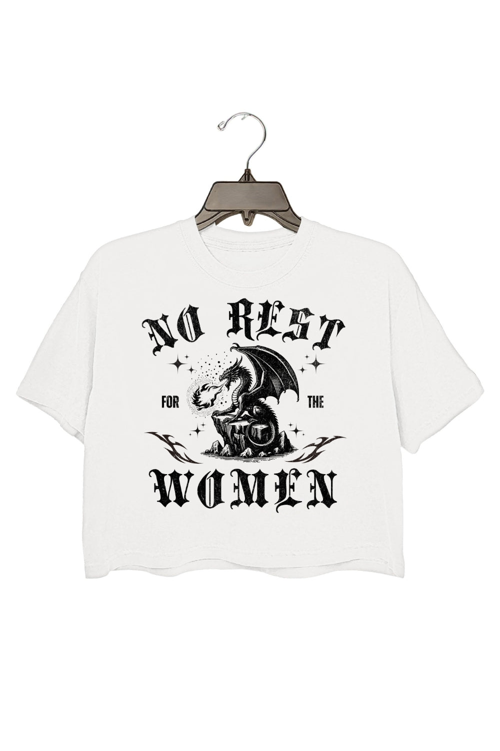 No Rest for the Women Dragon Crop Top For Women