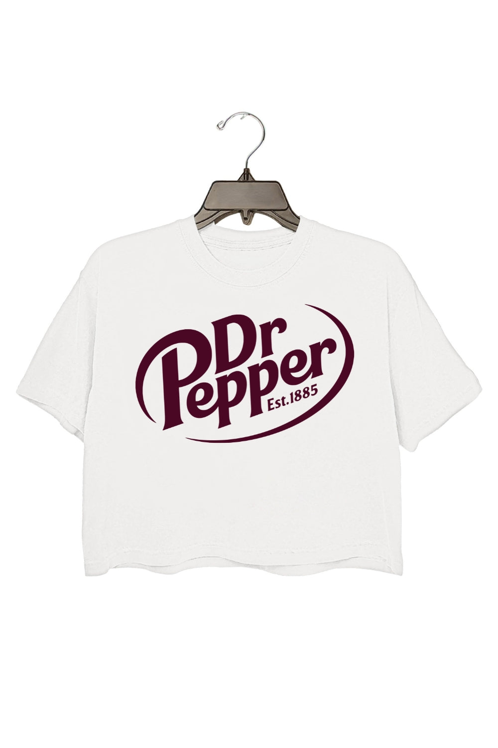 Dr Pepper Letters Crop Top For Women