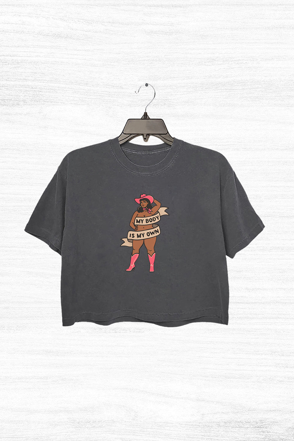 My Body Is My Own Crop Top For Women