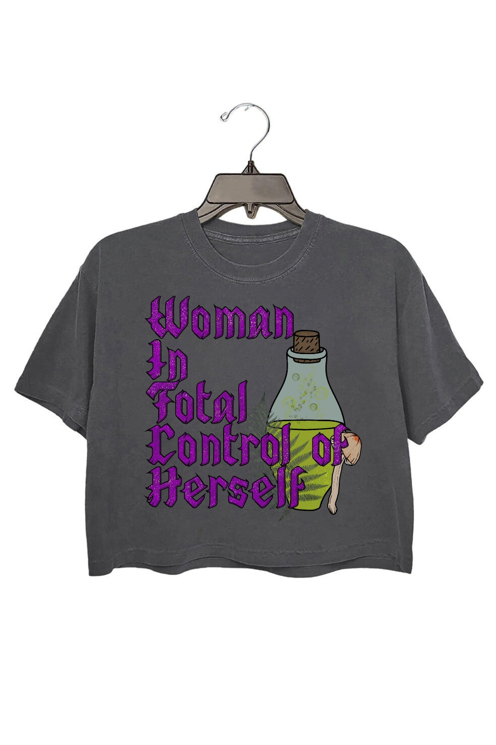 Witch Woman In Total Control Here Crop Top For Women
