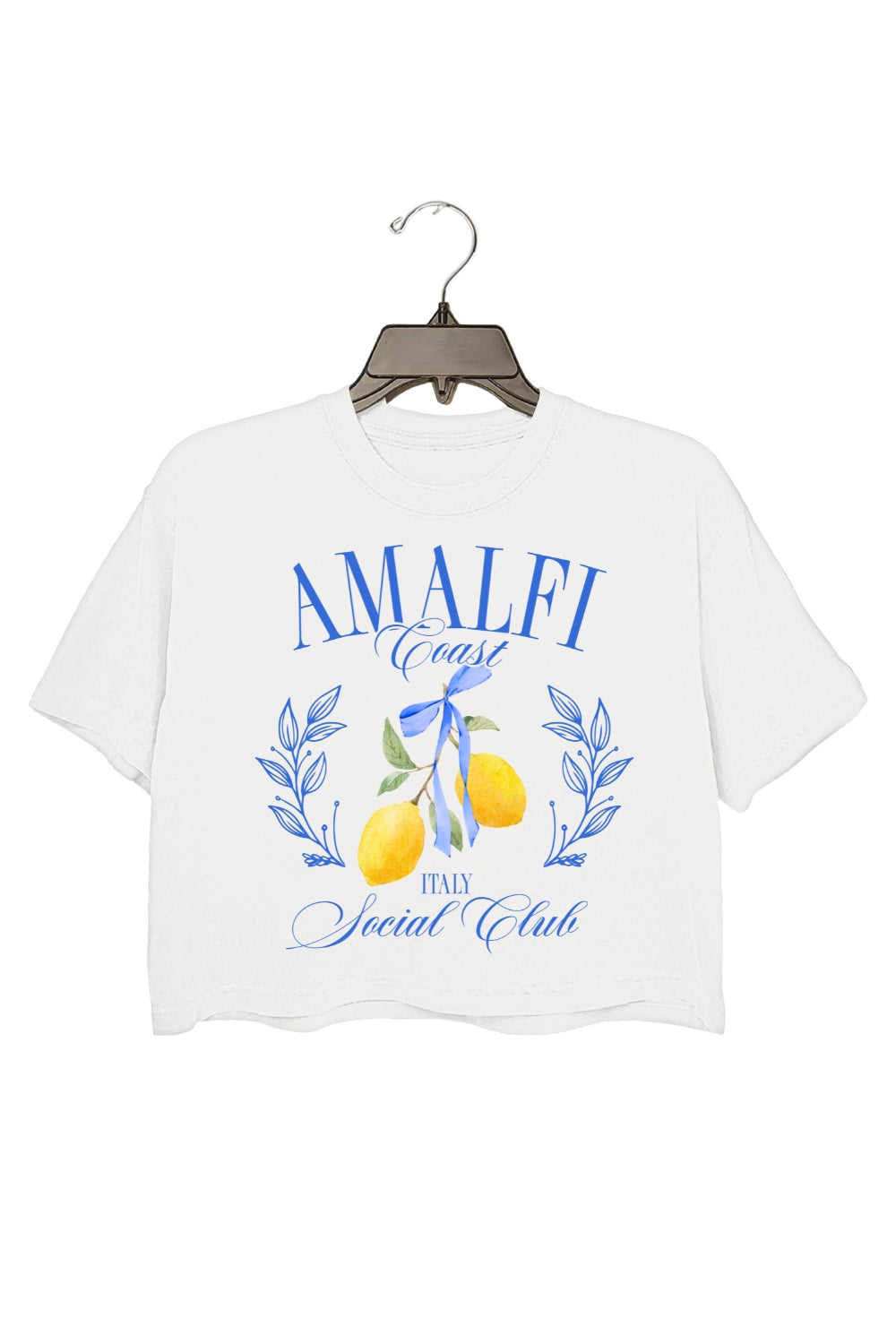 Amalfi Coast Social Club Italy Crop Top For Women