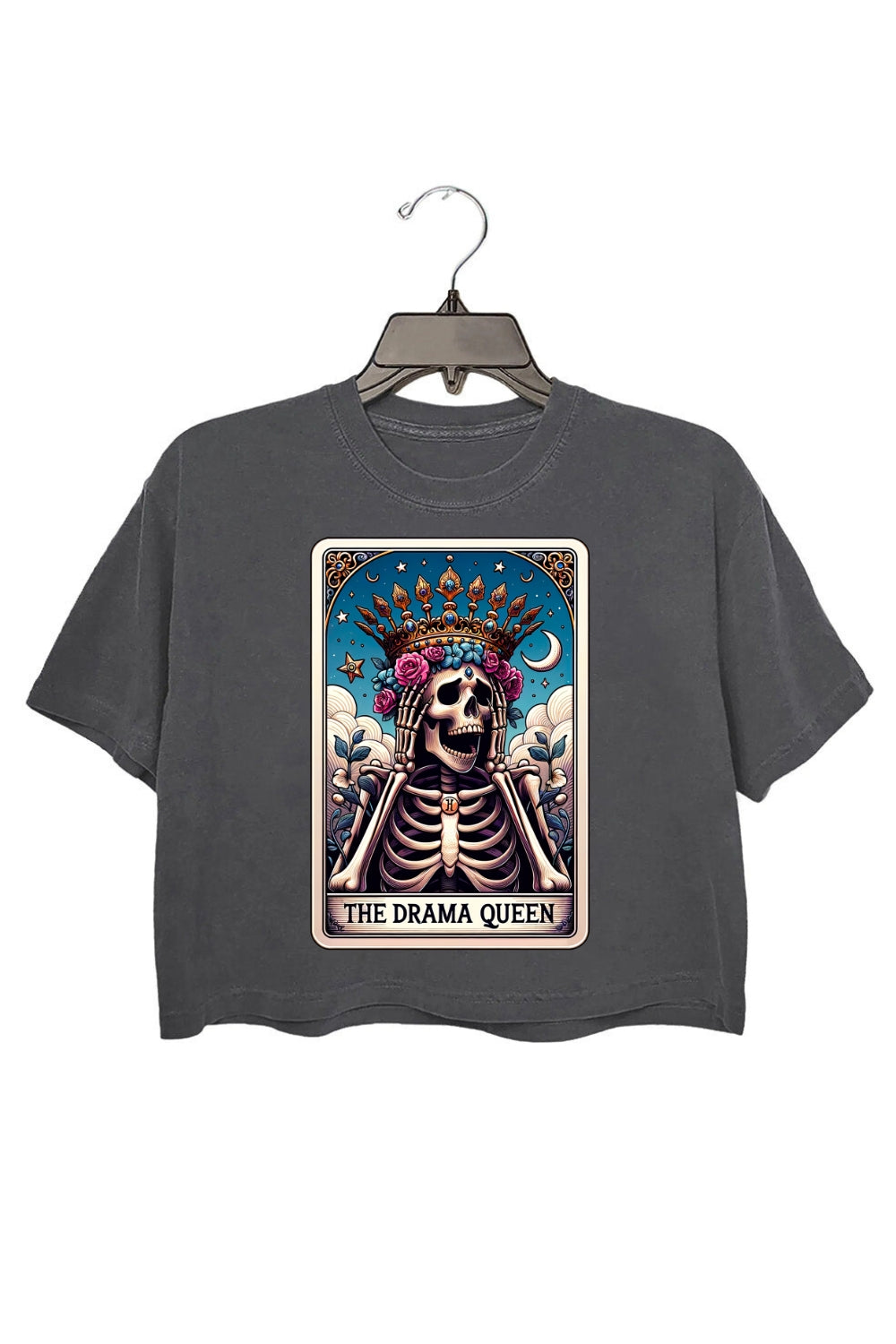 The Drama Queen Tarot Card Crop Top For Women