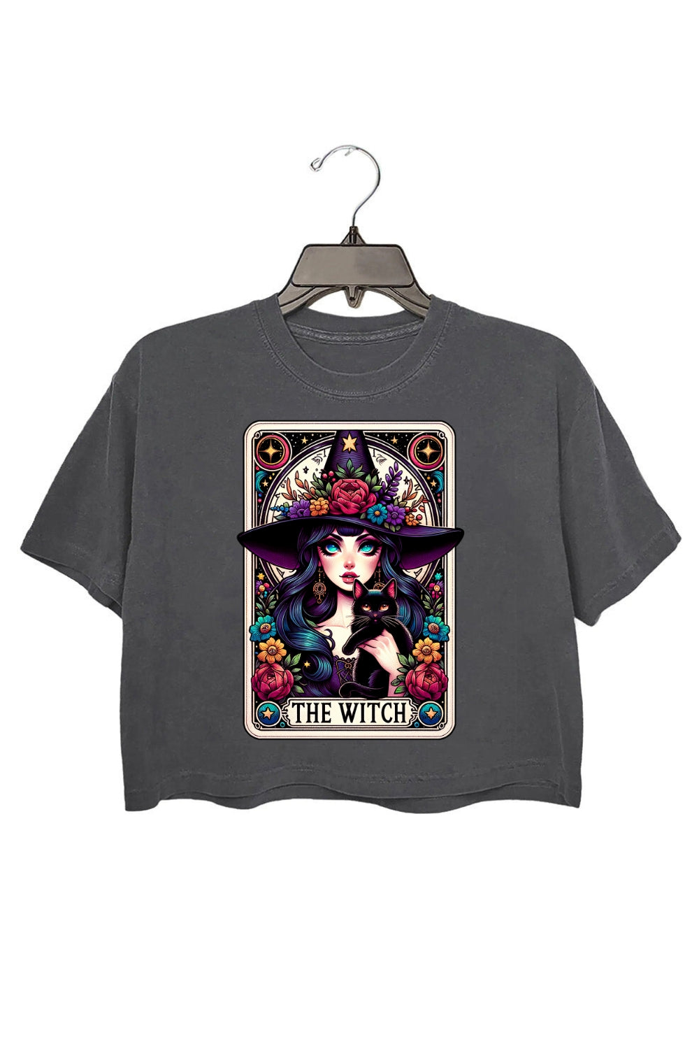 The Witch Tarot Card Crop Top For Women