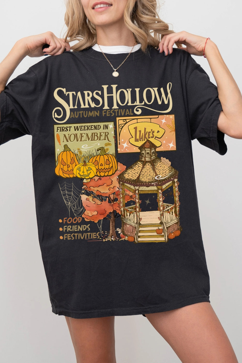 Stars Hollow Luke's Diner Tee For Women