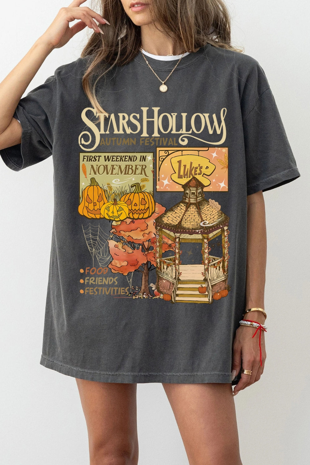 Stars Hollow Luke's Diner Tee For Women