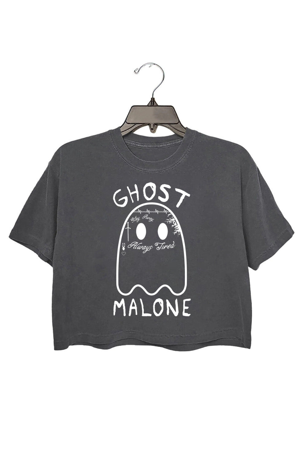 Ghost Malone Halloween Crop Top For Women