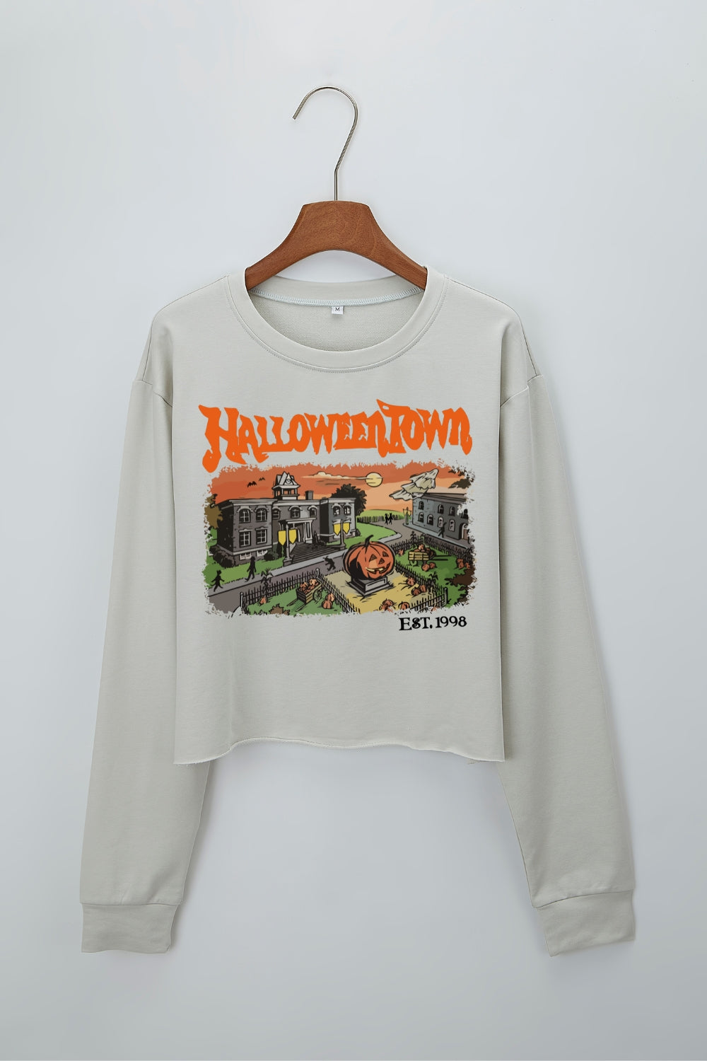 Halloweentown Est 1998 Crop Sweatshirt For Women