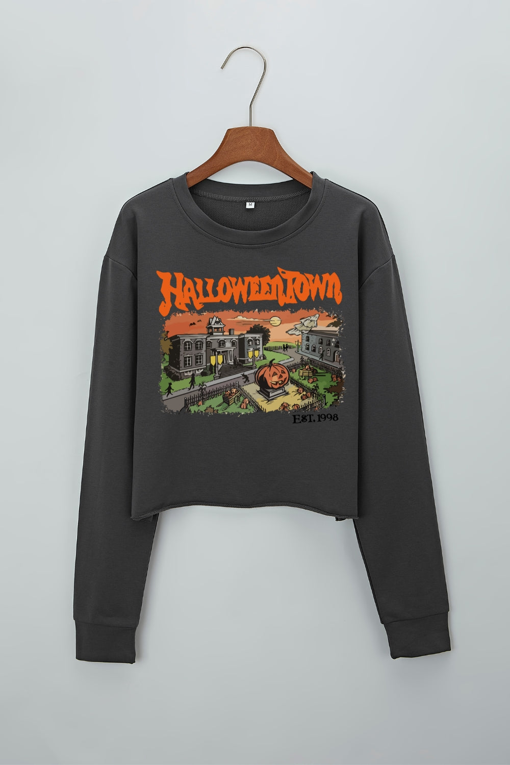 Halloweentown Est 1998 Crop Sweatshirt For Women