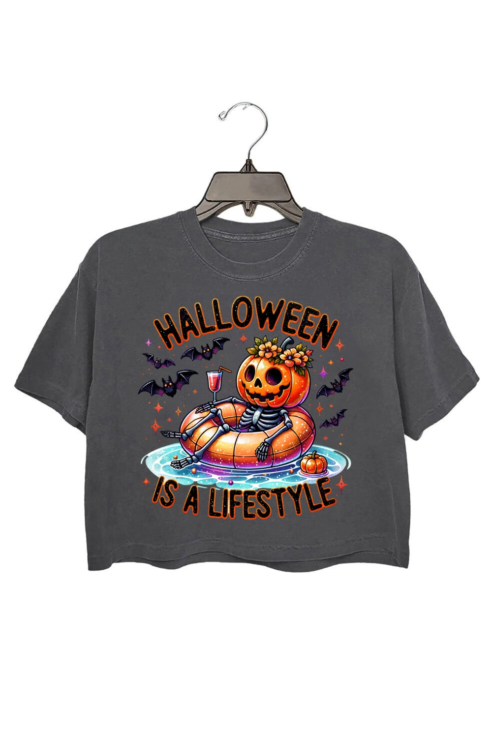 Halloween is a Lifestyle Crop Top For Women
