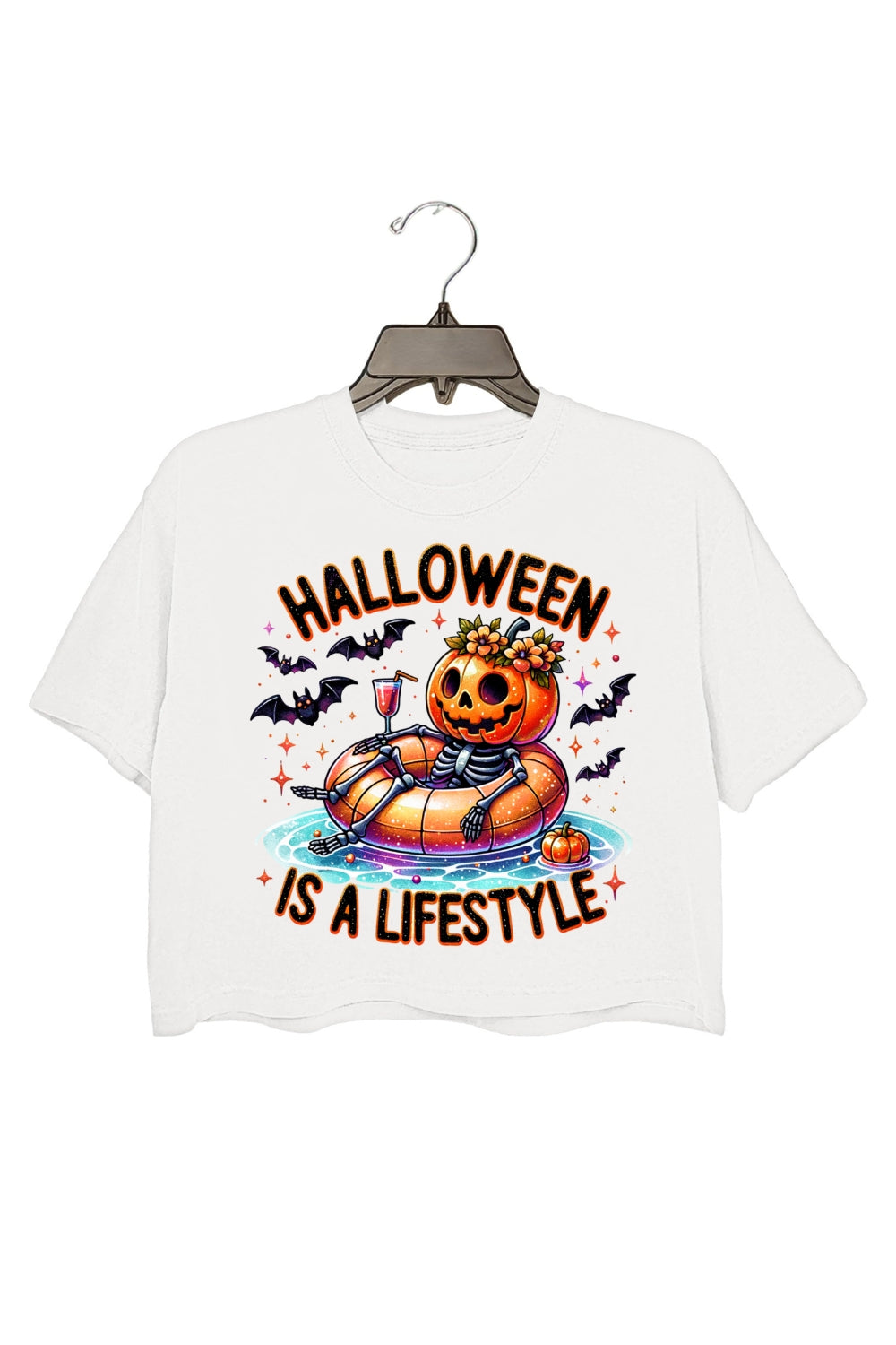 Halloween is a Lifestyle Crop Top For Women