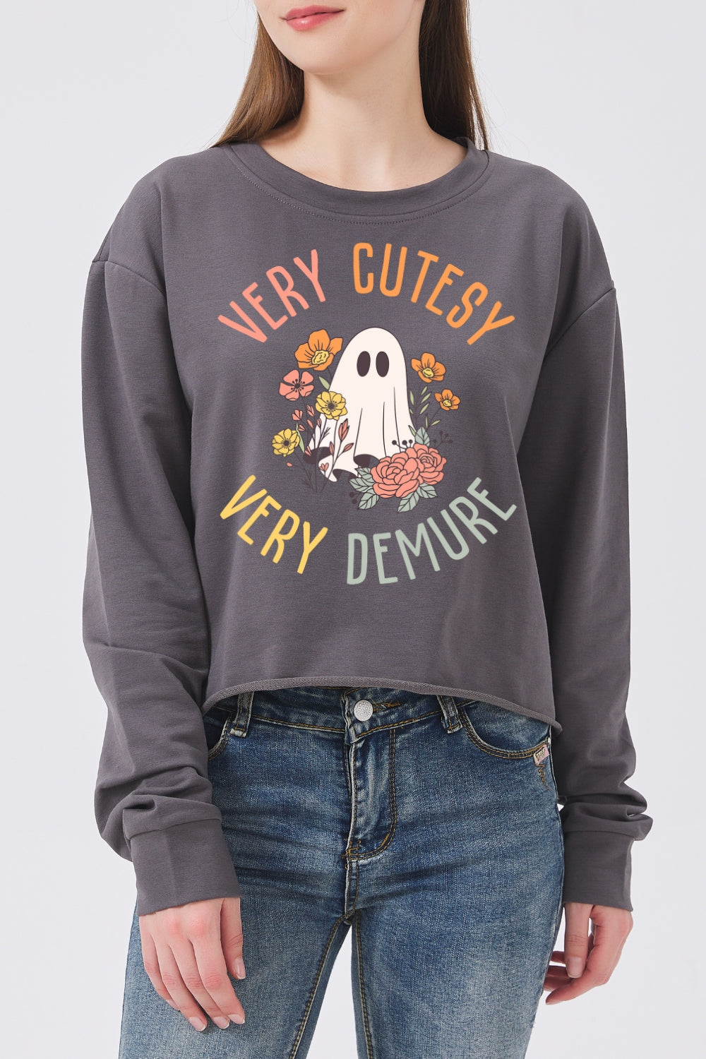 Halloween Women's on sale Cropped Sweatshirt