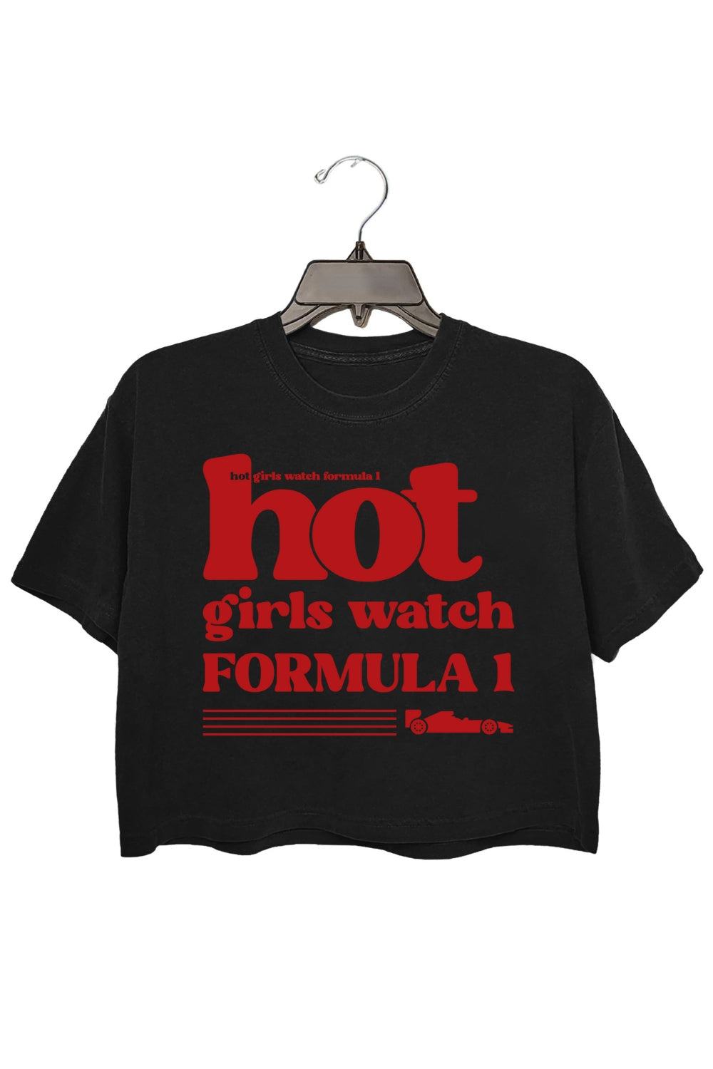 Hot Girls Watch Formula 1 Crop Top For Women