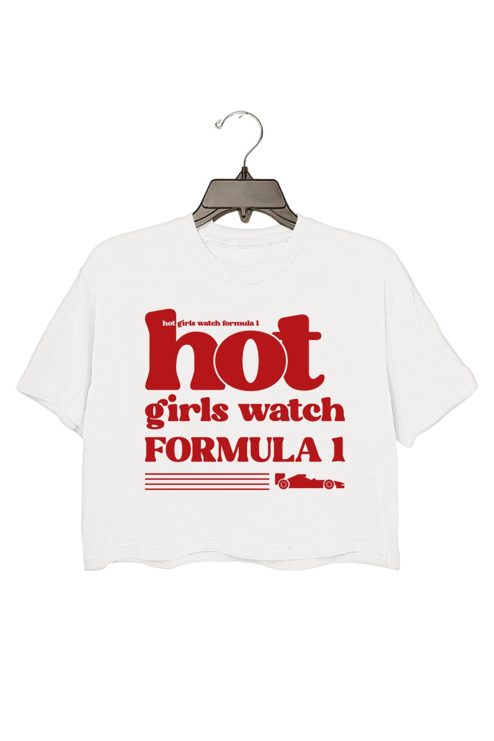 Hot Girls Watch Formula 1 Crop Top For Women