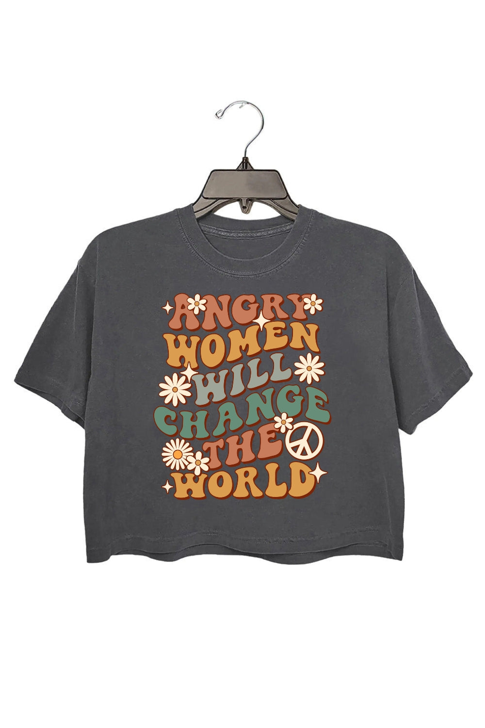 Angry Women Will Change The World Crop Top For Women