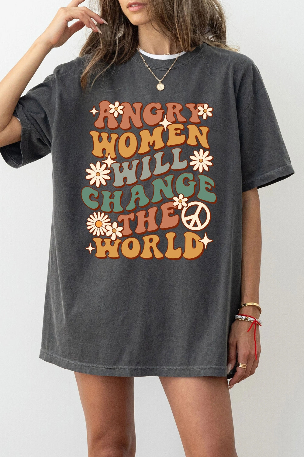 Angry Women Will Change the World Tee For Women