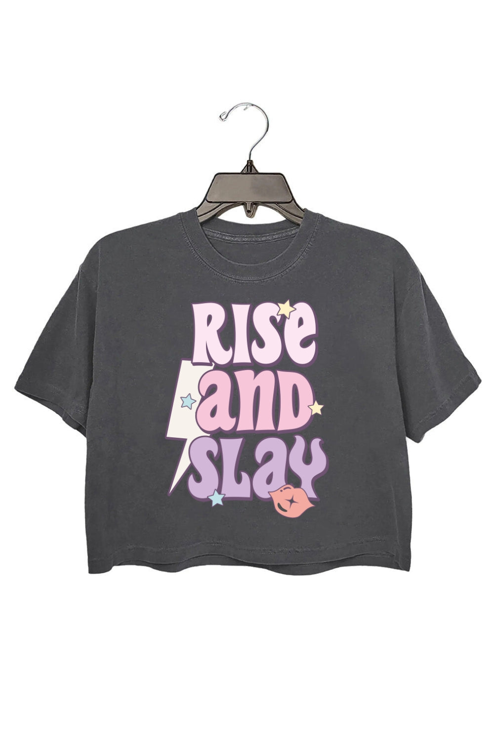 Rise And Slay Crop Top For Women