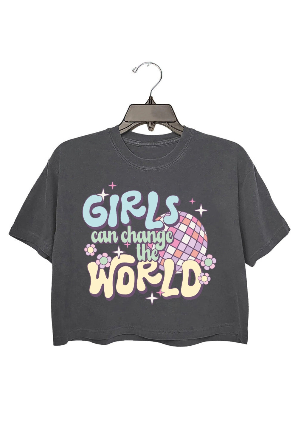 Girls Can Change The World Crop Top For Women