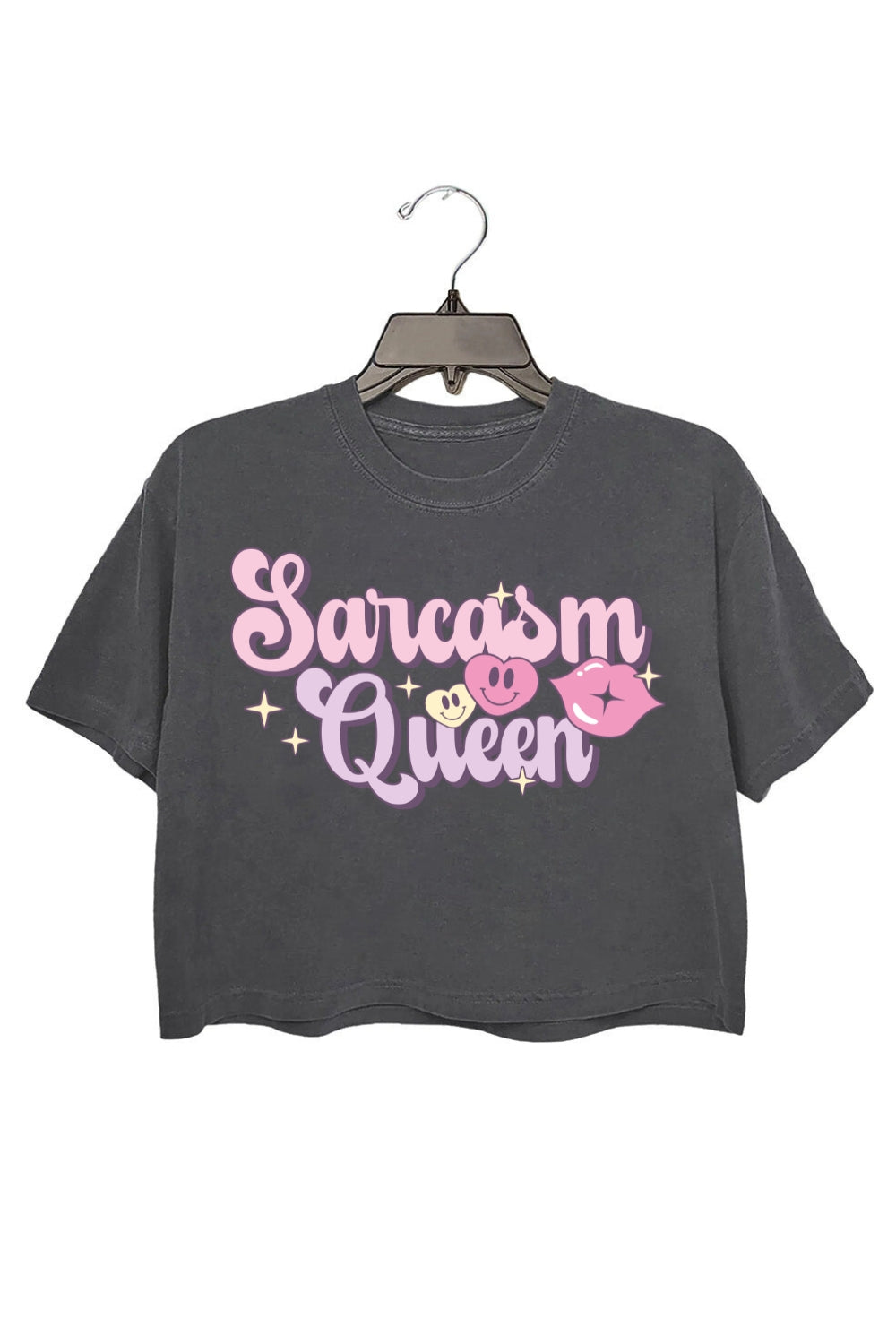 Sarcasm Queen Crop Top For Women